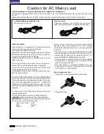 Preview for 2 page of Panasonic AJ-SD930BE Operating Instructions Manual