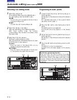 Preview for 22 page of Panasonic AJ-SD930BE Operating Instructions Manual