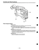 Preview for 10 page of Panasonic AJD900 - DVC PRO 50 CAMCORDER Operating Instructions Manual