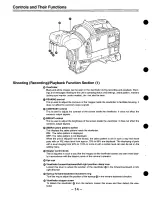 Preview for 14 page of Panasonic AJD900 - DVC PRO 50 CAMCORDER Operating Instructions Manual