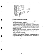 Preview for 17 page of Panasonic AJD900 - DVC PRO 50 CAMCORDER Operating Instructions Manual