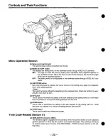 Preview for 20 page of Panasonic AJD900 - DVC PRO 50 CAMCORDER Operating Instructions Manual