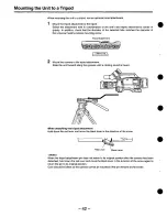 Preview for 42 page of Panasonic AJD900 - DVC PRO 50 CAMCORDER Operating Instructions Manual