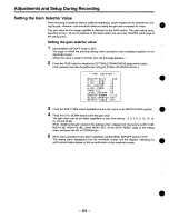 Preview for 64 page of Panasonic AJD900 - DVC PRO 50 CAMCORDER Operating Instructions Manual