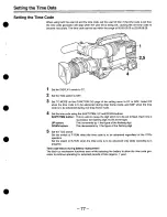 Preview for 77 page of Panasonic AJD900 - DVC PRO 50 CAMCORDER Operating Instructions Manual