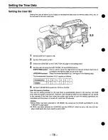 Preview for 78 page of Panasonic AJD900 - DVC PRO 50 CAMCORDER Operating Instructions Manual