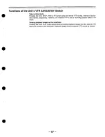 Preview for 97 page of Panasonic AJD900 - DVC PRO 50 CAMCORDER Operating Instructions Manual