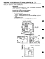 Preview for 98 page of Panasonic AJD900 - DVC PRO 50 CAMCORDER Operating Instructions Manual