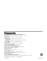 Preview for 56 page of Panasonic AJHD1200A - DVCPRO HD VTR Operating Instructions Manual