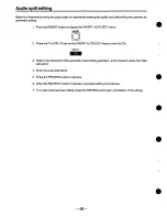 Preview for 48 page of Panasonic AJHD2700 Operating Instructions Manual