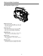 Preview for 18 page of Panasonic AJHDC27A - DVCPRO HD CAMERA Operating Instructions Manual