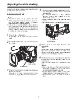 Preview for 27 page of Panasonic AJHDC27A - DVCPRO HD CAMERA Operating Instructions Manual