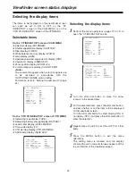 Preview for 42 page of Panasonic AJHDC27A - DVCPRO HD CAMERA Operating Instructions Manual