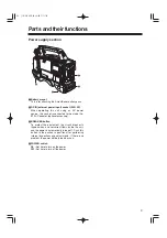 Preview for 9 page of Panasonic AJHDC27H - DVCPRO HD CAMERA Operating Instructions Manual