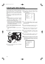 Preview for 28 page of Panasonic AJHDC27H - DVCPRO HD CAMERA Operating Instructions Manual