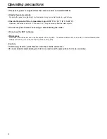 Preview for 4 page of Panasonic AKHRP931 - RMT PANEL - AKHC930 Operating Instructions Manual