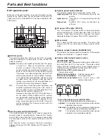 Preview for 5 page of Panasonic AKHRP931 - RMT PANEL - AKHC930 Operating Instructions Manual