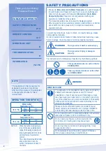 Preview for 2 page of Panasonic Aquarea WH-MDF09C3E5 Operating Instructions Manual