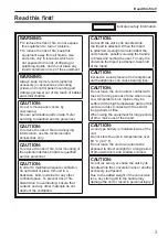 Preview for 3 page of Panasonic AU-V35LT1G Operating Instructions Manual