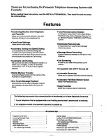 Preview for 2 page of Panasonic Auto-Logic KX-F115 Operating Instructions Manual