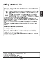 Preview for 5 page of Panasonic AV-HS04M6 Operating Instructions Manual