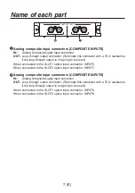 Preview for 8 page of Panasonic AV-HS04M6 Operating Instructions Manual