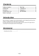 Preview for 6 page of Panasonic AV-HS04M7 Operating Instructions Manual