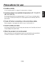 Preview for 7 page of Panasonic AV-HS04M7 Operating Instructions Manual