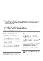 Preview for 2 page of Panasonic AV-HS410E Operating Instructions Manual