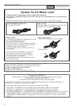 Preview for 6 page of Panasonic AV-HS60C4E Operating Instructions Manual