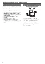 Preview for 12 page of Panasonic AVCCAM AG-AF100P Operating Instructions Manual