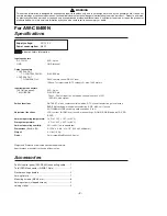 Preview for 2 page of Panasonic AW-CB400L Service Manual