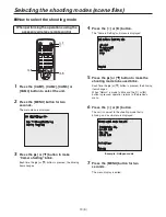 Preview for 20 page of Panasonic AW-HE100E Operating Instructions Manual