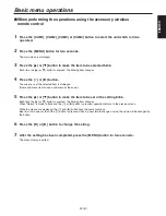 Preview for 41 page of Panasonic AW-HE100E Operating Instructions Manual