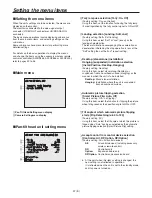 Preview for 48 page of Panasonic AW-HE100E Operating Instructions Manual