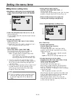 Preview for 52 page of Panasonic AW-HE100E Operating Instructions Manual