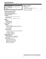 Preview for 10 page of Panasonic AW-PB306 Operating Instructions Manual