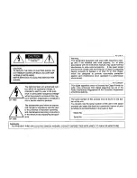 Preview for 2 page of Panasonic AWRP301 - PAN/TILT CONTROL PAN Operating Instructions Manual