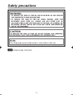 Preview for 3 page of Panasonic AWVF64N - 4" VIEWFINDER Operating Instructions Manual