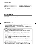 Preview for 5 page of Panasonic AWVF64N - 4" VIEWFINDER Operating Instructions Manual