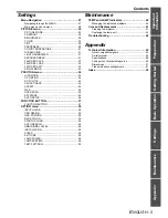 Preview for 5 page of Panasonic AX200U - LCD Projector - HD 720p Operating Instructions Manual