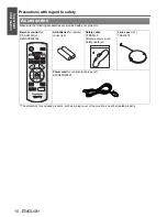 Preview for 10 page of Panasonic AX200U - LCD Projector - HD 720p Operating Instructions Manual