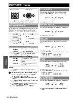 Preview for 30 page of Panasonic AX200U - LCD Projector - HD 720p Operating Instructions Manual