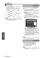 Preview for 32 page of Panasonic AX200U - LCD Projector - HD 720p Operating Instructions Manual