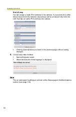 Preview for 50 page of Panasonic BB-HCM381A - Network Camera Operating Instructions Manual