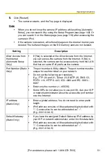 Preview for 51 page of Panasonic BB-HCM381A - Network Camera Operating Instructions Manual