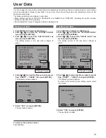 Preview for 5 page of Panasonic BT-LT80W Menu Information