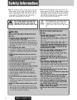 Preview for 2 page of Panasonic C7113U Operating Instructions Manual