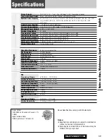 Preview for 39 page of Panasonic C7113U Operating Instructions Manual