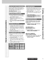 Preview for 71 page of Panasonic C7113U Operating Instructions Manual